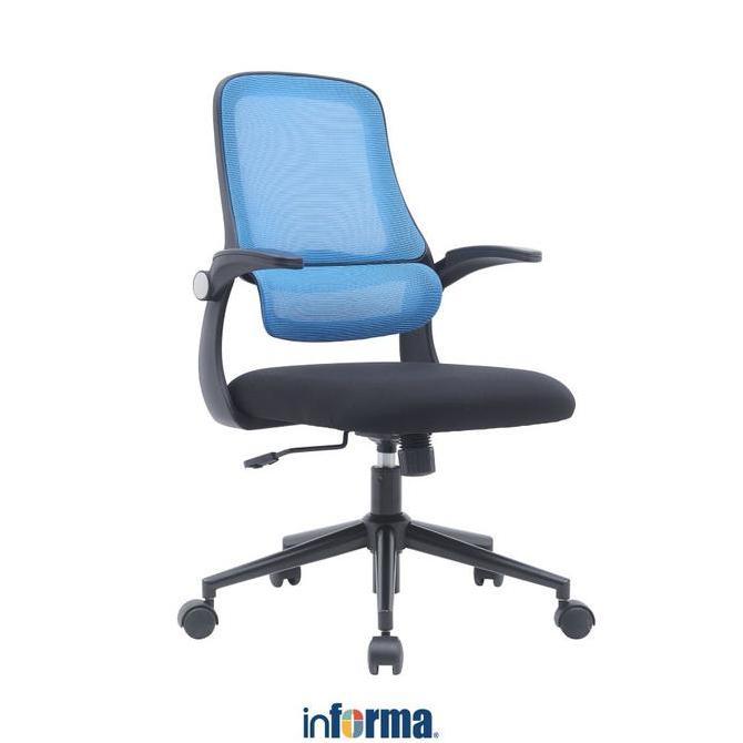 Informa Nemo Kursi Kantor Tempat Duduk Kerja Dengan Roda Office Chair Kursi Mesh Staff Karyawan Furn