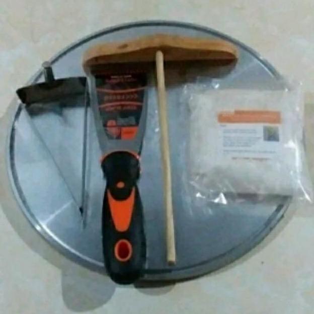 Cetakan kue krepes 25cm semi otomatis loyang crepes leker IRF