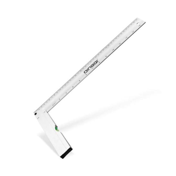 DINGQI Siku Tukang Waterpas Siku Aluminium Square 54030 54040