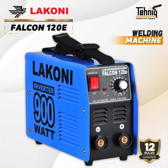 LAKONI FALCON 120 E INVERTER WELDING MESIN LAS LISTRIK 900 WATT TRAFO LAS 120E ORIGINAL DAN TERPERCA