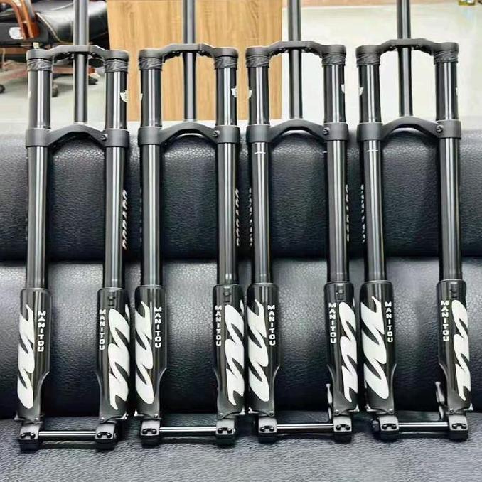 FORK DH DOWNHILL DOUBLE CROWN USD UP SIDE DOWN MANITOU DORADO TA 20X110 ORIGINAL DAN TERPERCAYA