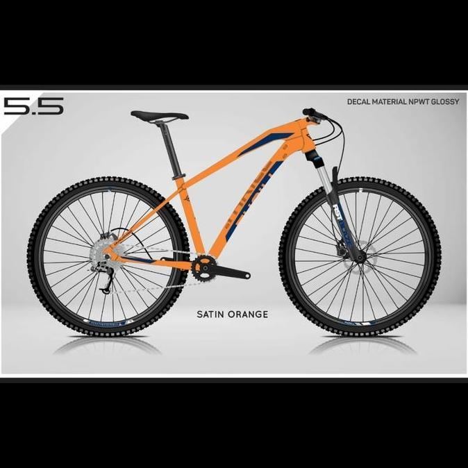 (LIMITED) 27,5 THRILL RAVAGE 5.5 SRAM X4 2X9 SPEED SATIN ORANGE 5.0 5 ORIGINAL DAN TERPERCAYA