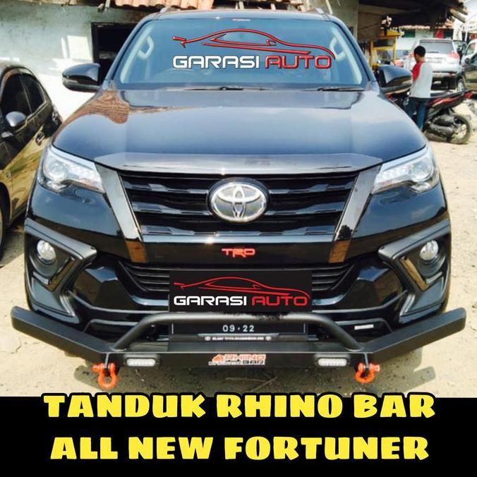 sinyonakane71 - tanduk depan fortuner all new vrz bumper guard towing bar rhino besi