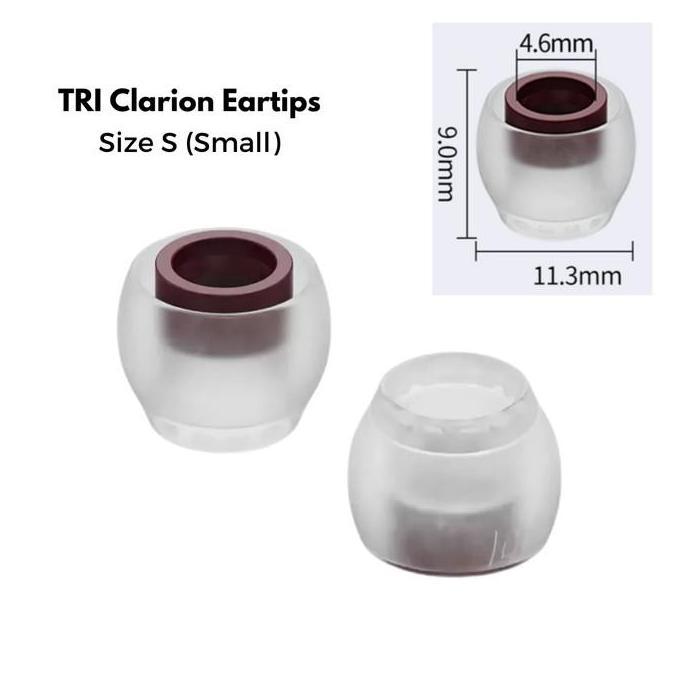 Wkfd- Tri Clarion Eartips Upgrade Silicone Eartips For Iem Earphone