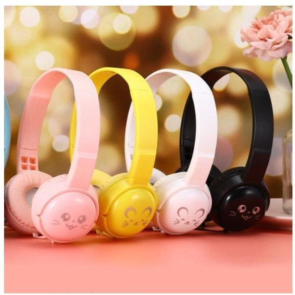 NEW HEADPHONE MACARON BANDO J18 + MICROPHONE EXTRA BASS EARPHONE HANDSFREE HEADSET GAMING J18+ X2