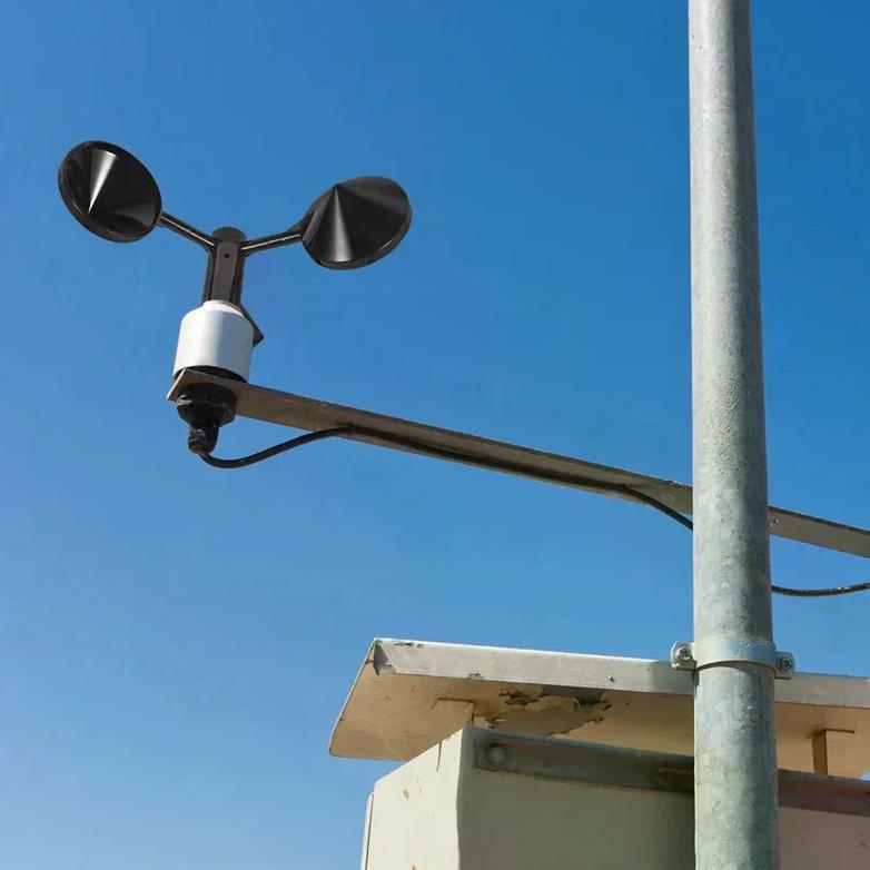 Anemometer Wind-Speed Monitoring Sensor Wind 3-Cup Wind Sensor Wind Speed Wind Direction Sensor Anem