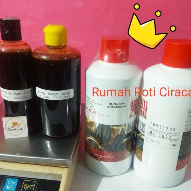 VANILA JANSEN EXTRACT 250 GR BOTOL PERASA VANILLA VANILI KUE CAKE