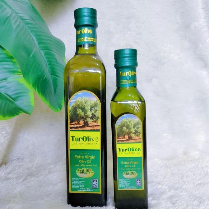 TurOlive Minyak Zaitun Oil Extra Virgin Tursina | Minyak Zaitun Botol Kaca | Minyak Zaitun Tursina
