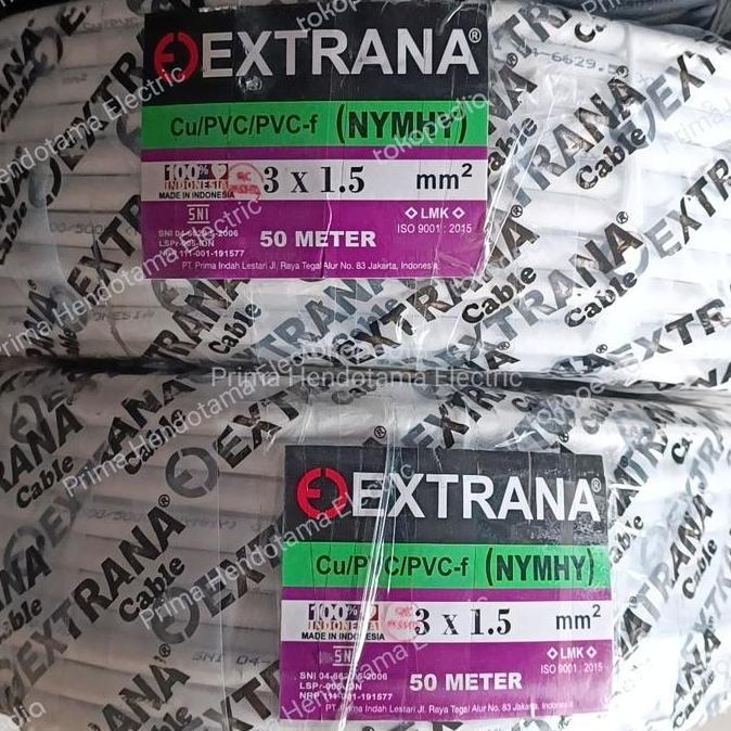 Kabel NYMHY 3x1.5 mm Extrana | Kabel Extrana NYMHY 3x1,5mm (50Meter)