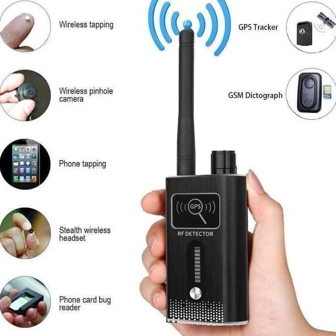 Pelacak Deteksi Sinyal Frekuensi Hp GPS GSM Anti Spy kamera Spycam