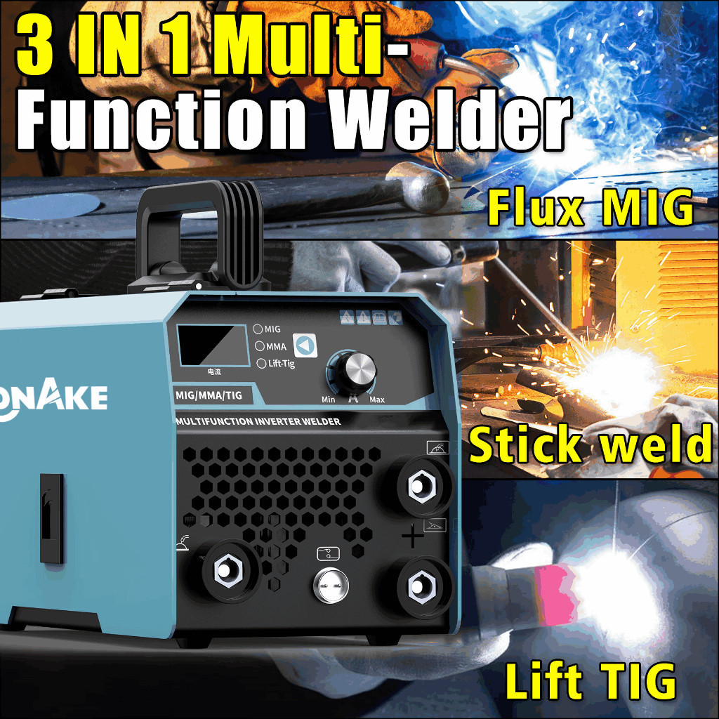 Monake Jerman Mesin Travo Las Listrik  Mig 150A Inventer  Welding Machine Listrik 450 Watt Mma 120A 