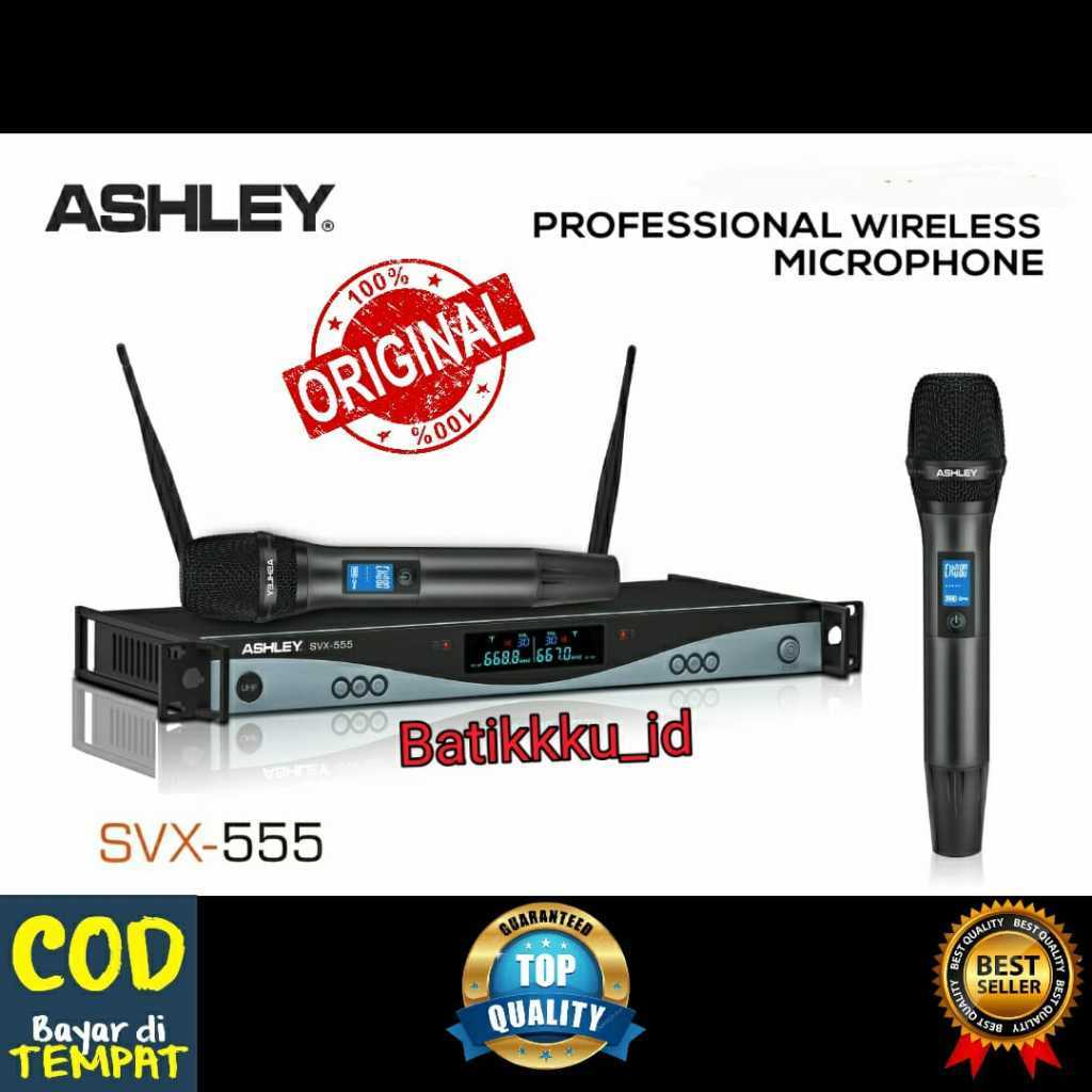 Mic Wireless Ashley Svx 555 Svx555 Original 2 Mic Wireless
