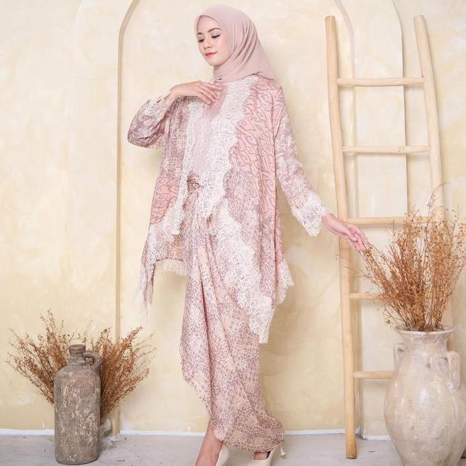 Yasmine Outer Batik Viscose Set (Outer & Rok Lilit)