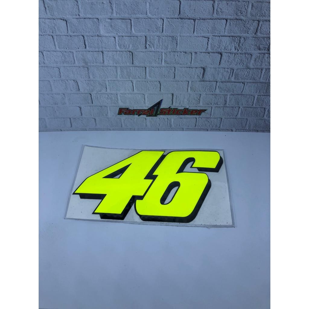 Stiker Nomor Sticker 46 Rossi Besar