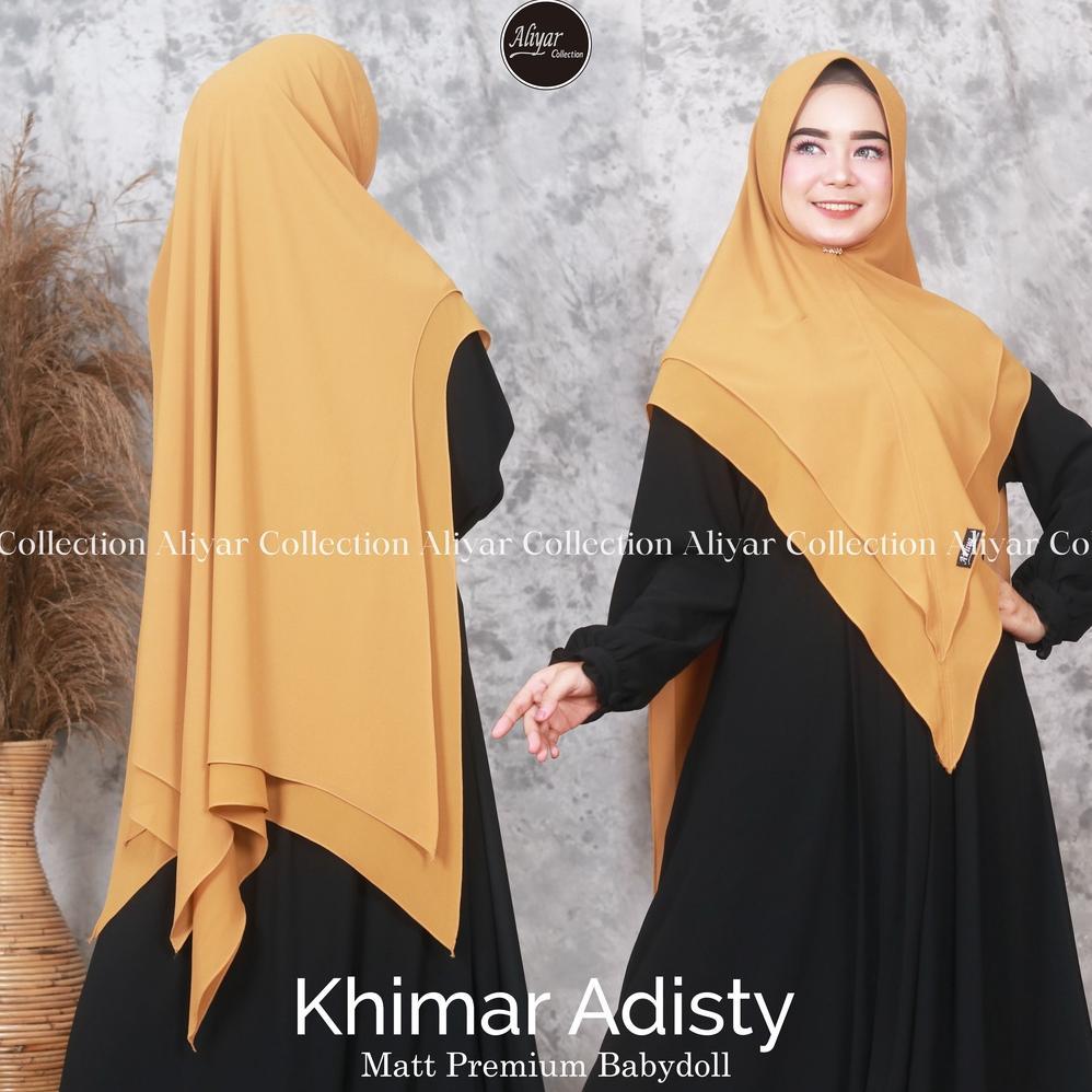 sale KHIMAR SYAR'I ADISTY  ORIGINAL ALIYAR BY AWLIYA HIJAB /ALIYAR COLLECTION CERUTTY BABYDOLL JUMBO