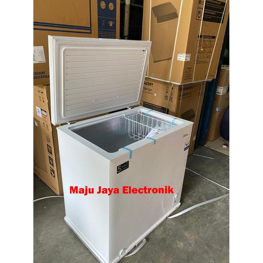 Chest Freezer MIDEA HS 258 CK 200 Liter Cooler BOX