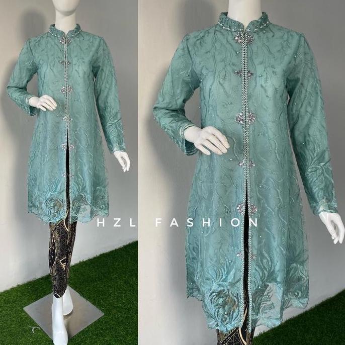 Kebaya Tunik Tille | Tunik Atasan Payet Baju Kondangan Pesta Wanita Wisuda Setelan
