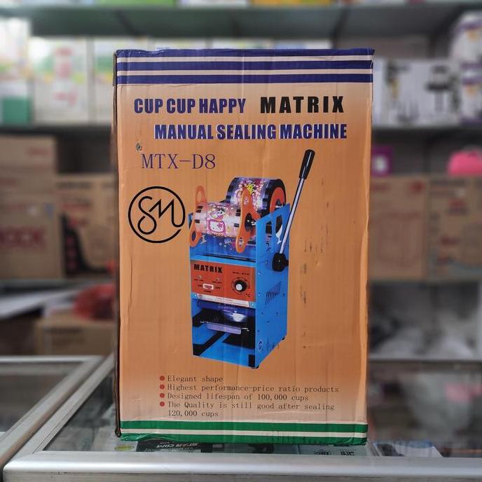 Cup Sealer Matrix MTX-D8 Mesin Press Gelas plastik