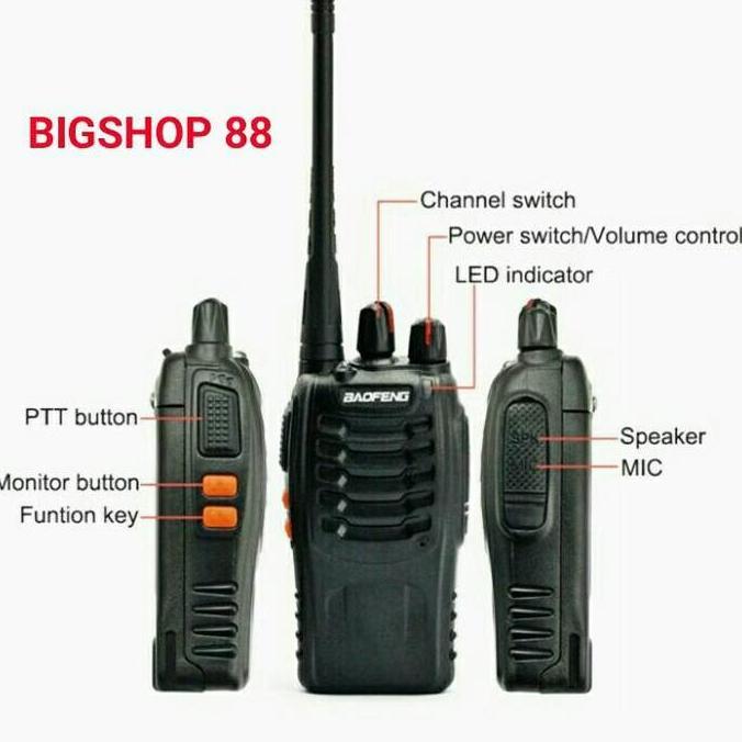 2PC HT Baofeng 888S Handy Talkie Walkie Talkie Baofeng 888s