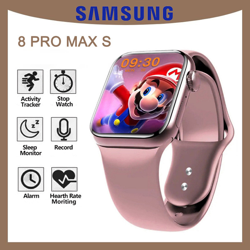 Samsung Smart Watch 8 Pro Maxs Original Waterproof Blood Pressure Monitor For Man Women Bluetooth Ca