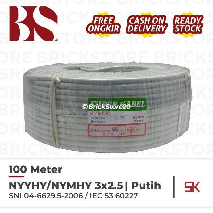 Grosir Kabel Nyyhy Super 3X2.5 Serabut 3 X 2.5 100M 100Meter