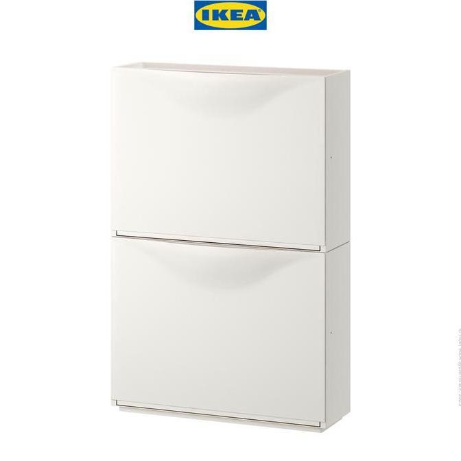 IKEA TRONES Kabinet / Tempat Sepatu Serbaguna 52x18x39 cm Isi 2pcs