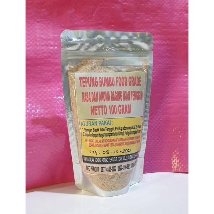 Tepung Perisa / Perasa Tenggiri Murni Sebagai Pengganti Ikan Tenggiri