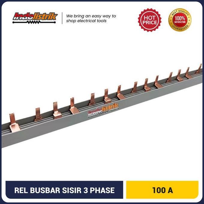Grosir Rel Busbar Sisir 3 Phase 100A Tab Sisir Mcb