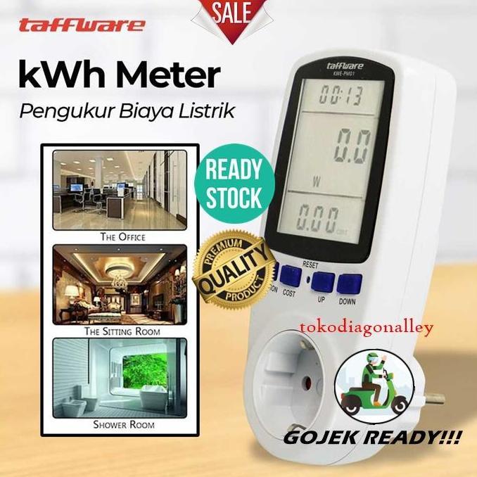 h Meter Pengukur Biaya Listrik Alat Ukur Daya Listrik Watt Meter