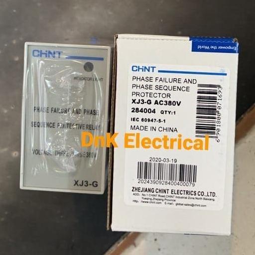Murah Phase Failure And Phase Sequence Protector Relay Chint Xj3-G
