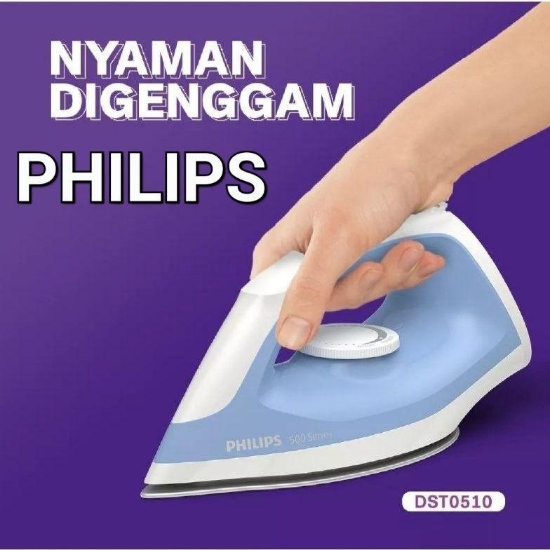 Setrika philips teflon anti lengket/gosokan philips anti lengket