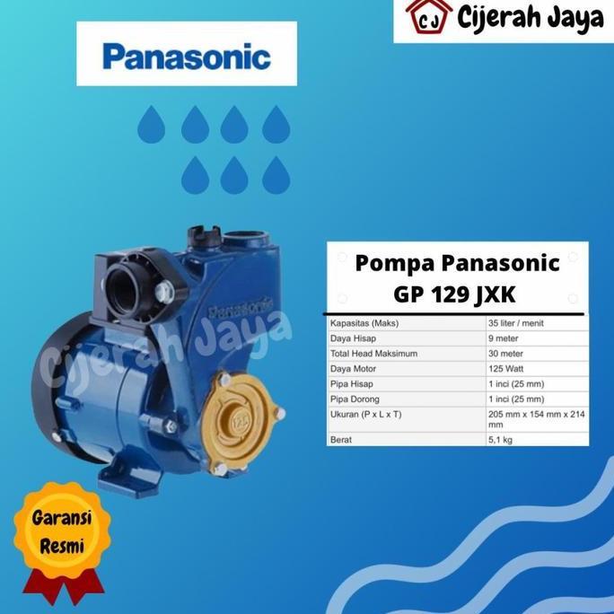 Panasonic Gp 129 Jxk (Manual) Mesin Pompa Air Panasonic Gp129Jxk Sumur Dangkal Restock