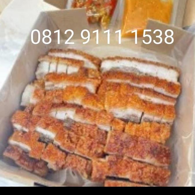 babi panggang asin garing /samcan crispy pork 1kg.