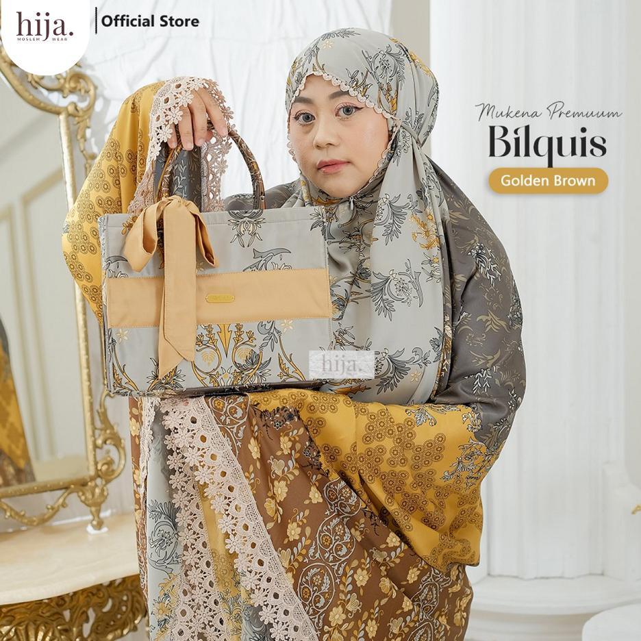 KHONJIELABS MUKENAH PREMIUM JUMBO SILK MUKENA MEWAH EKSKLUSIF MOTIF BILQUIS HEMAT