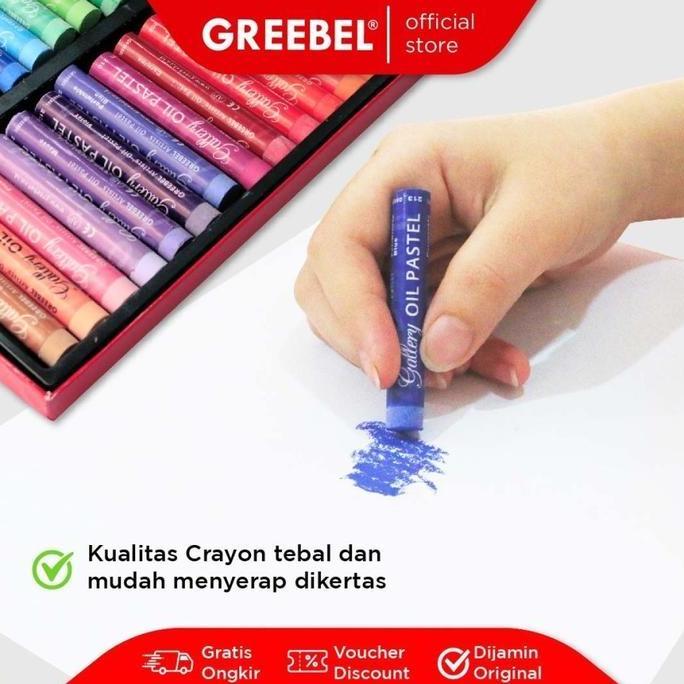 Shashin- Greebel Artist Oil Pastel 36 Warna / Greebel Crayon Artist 36 Warna