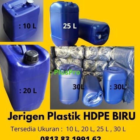 Savefk- Jerigen 100% Baru / Dirigen / Jerrycan / 20 / 25 / 30 L Liter / Kg
