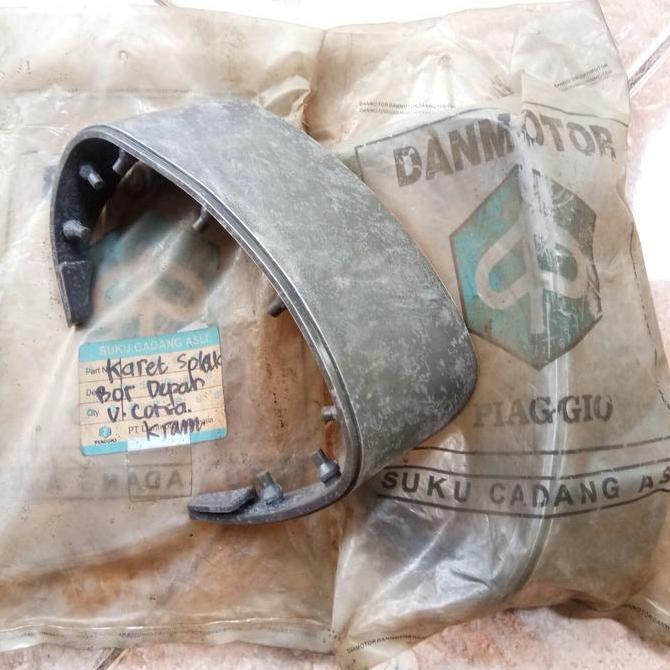 KARET PENAHAN AIR SPAKBOR DEPAN VESPA CORSA ORIGINAL DANMOTOR BIRU NOS BERGARANSI