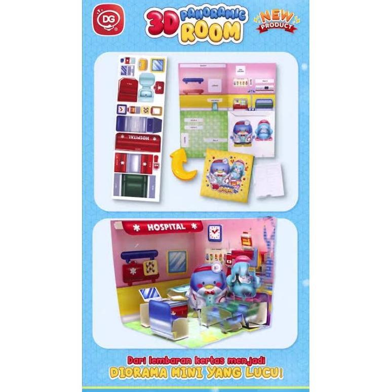 new deals mainan anak puzzle 3d panoramic room lucu
