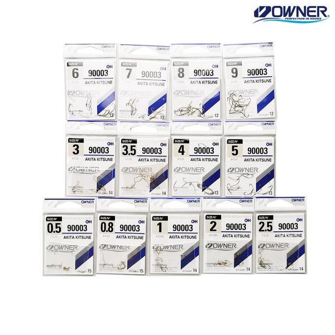 Sakanatsuri- Owner Akita Kitsune 90003 Hook Mata Kail Pancing Made In Japan