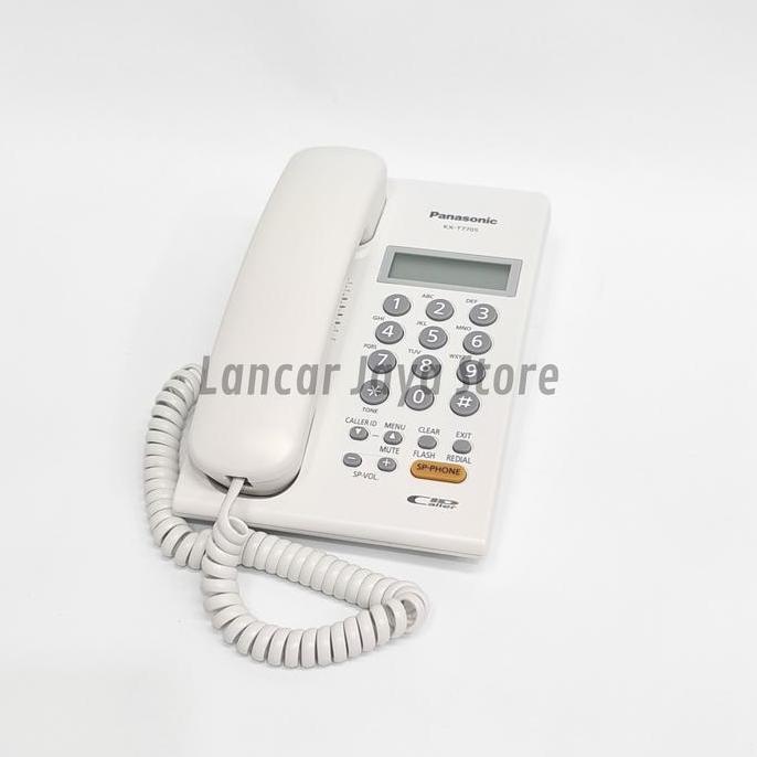Waiyulimanshop - Pesawat Telepon / Telpon Kabel Rumah Panasonic Kx-T775 Telpon Rumah Panasonic Kx-T7