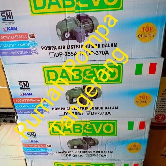Pompa Air Jet Pump Dabevo 370 Dinamo Tembaga Murni. Forsale