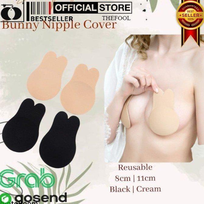 GRANTZY Rabbit Push Up FreeBra Nipple Cover Nipple Pad Seamless Silikon TF ID