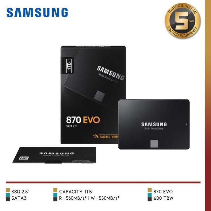 Hozon- Samsung 870 Evo Sata 2.5" Ssd 1Tb | Ssd Sata 2.5" 1Tb
