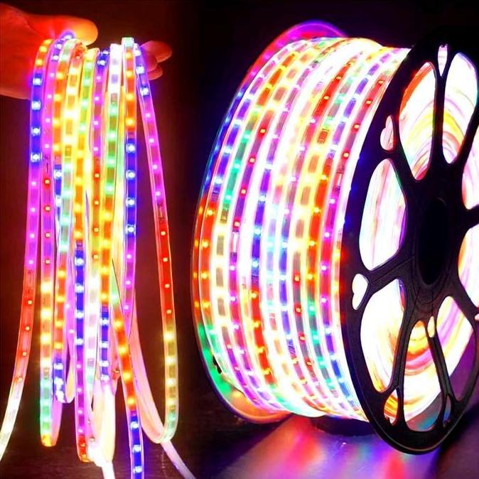 BEBAS ONGKIR - Strip LED 2835 7m RGB Merah Putih HOYT