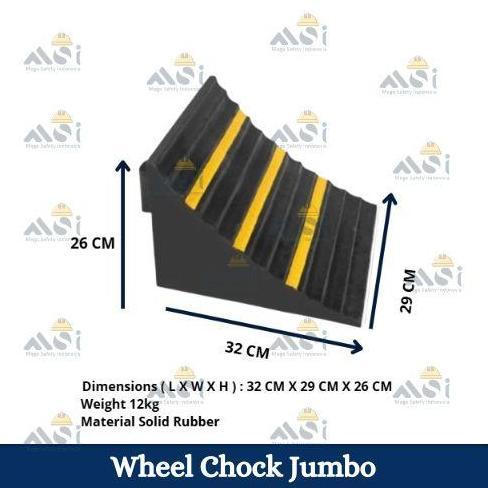 Wheel Chock Jumbo Wheel Chock Truk Anti Selip 40 Ton