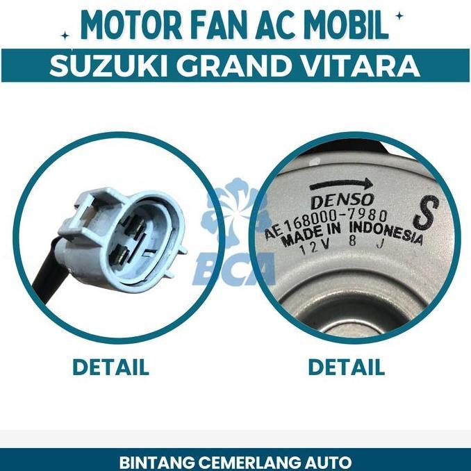 Promo Motor Extra Ekstra Fan Kondensor AC Mobil SUZUKI GRAND VITARA Diskon