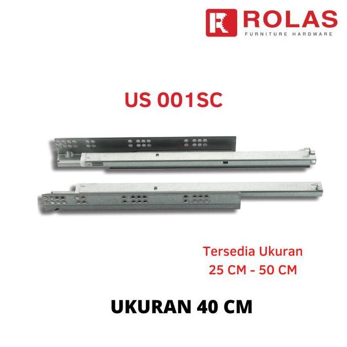 TERMURAH - REL TANDEM 40 CM TACO / REL TANDEM TACO US 001SC SOFT CLOSE / REL TACO