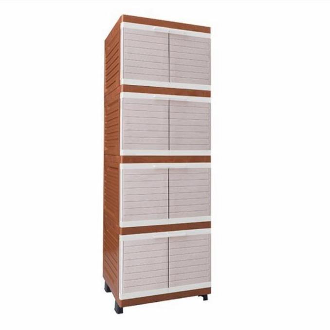 Lemari Plastik Mini Club susun 4/Lemari Baju Plastik susun 4