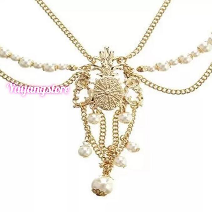 Headpiece Headchain Mahkota Ikat Kepala Bohemian India Belly Dance