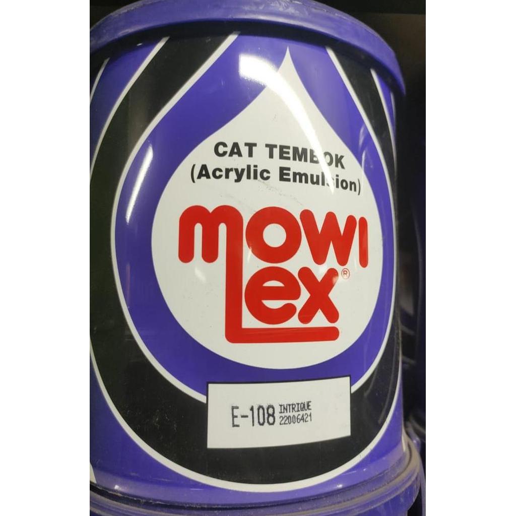 BEBAS ONGKIR - Cat Tembok Interior Mowilex Emulsion standard E-108 Intrique Warna abu-abu muda